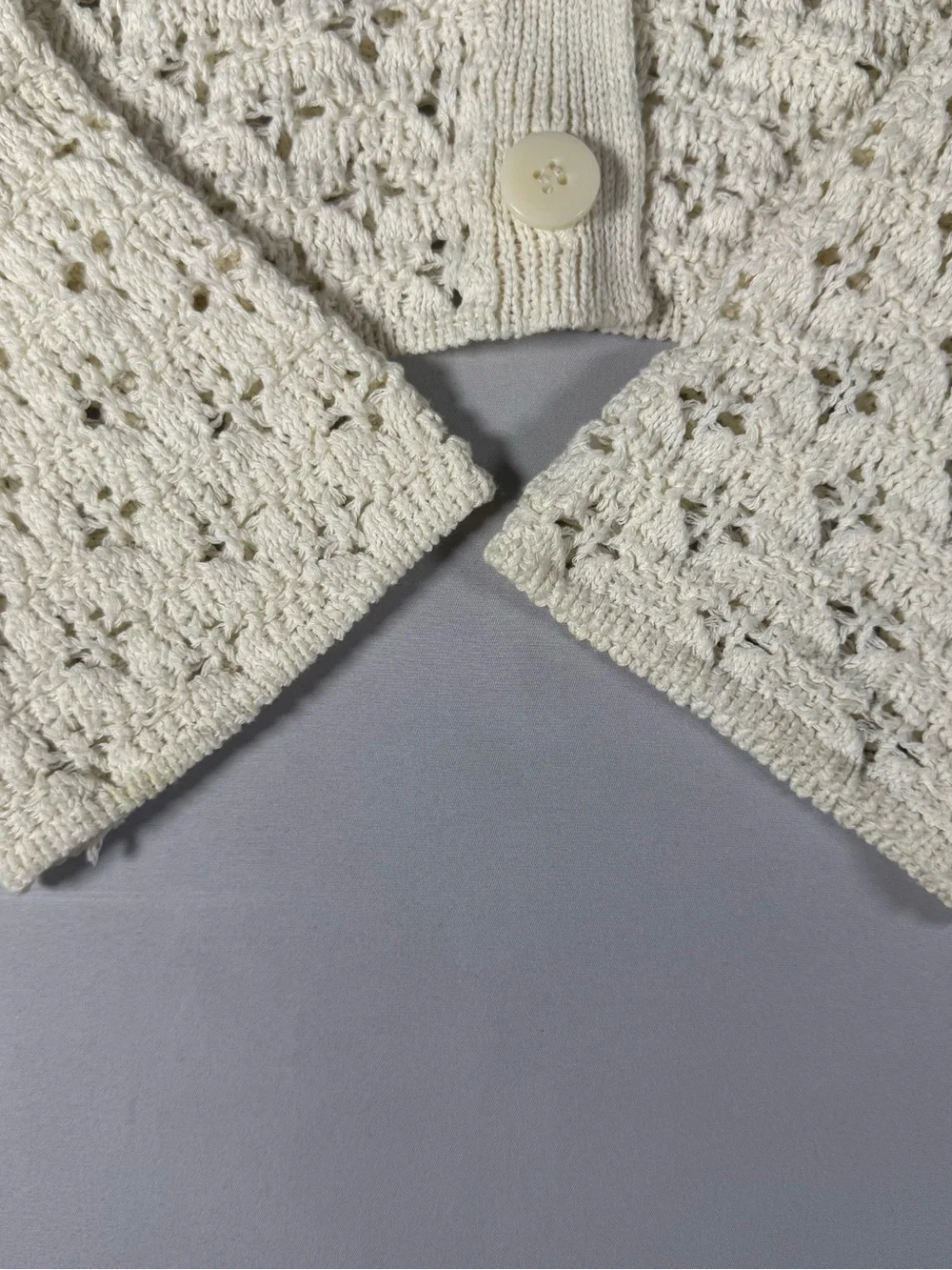 Zara cropped crochet